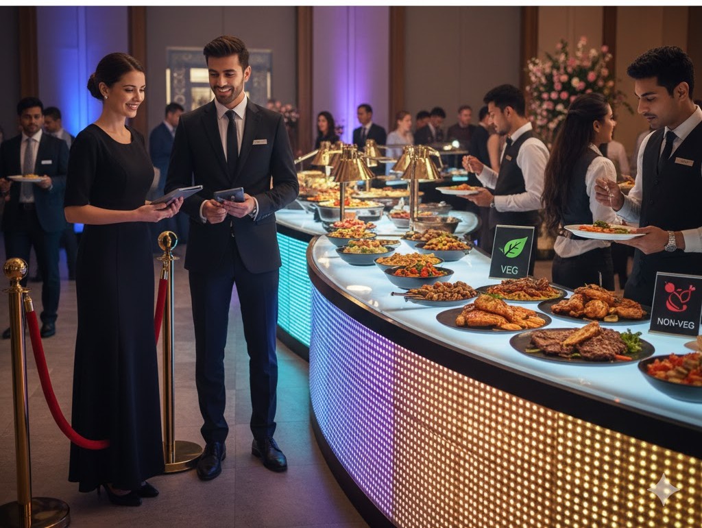 Event Management Services - Welcome Staff, LED Buffet Counter